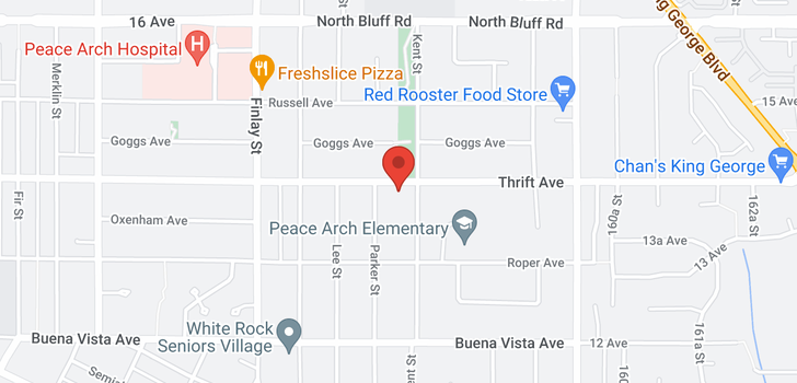 map of 15776 THRIFT AVENUE